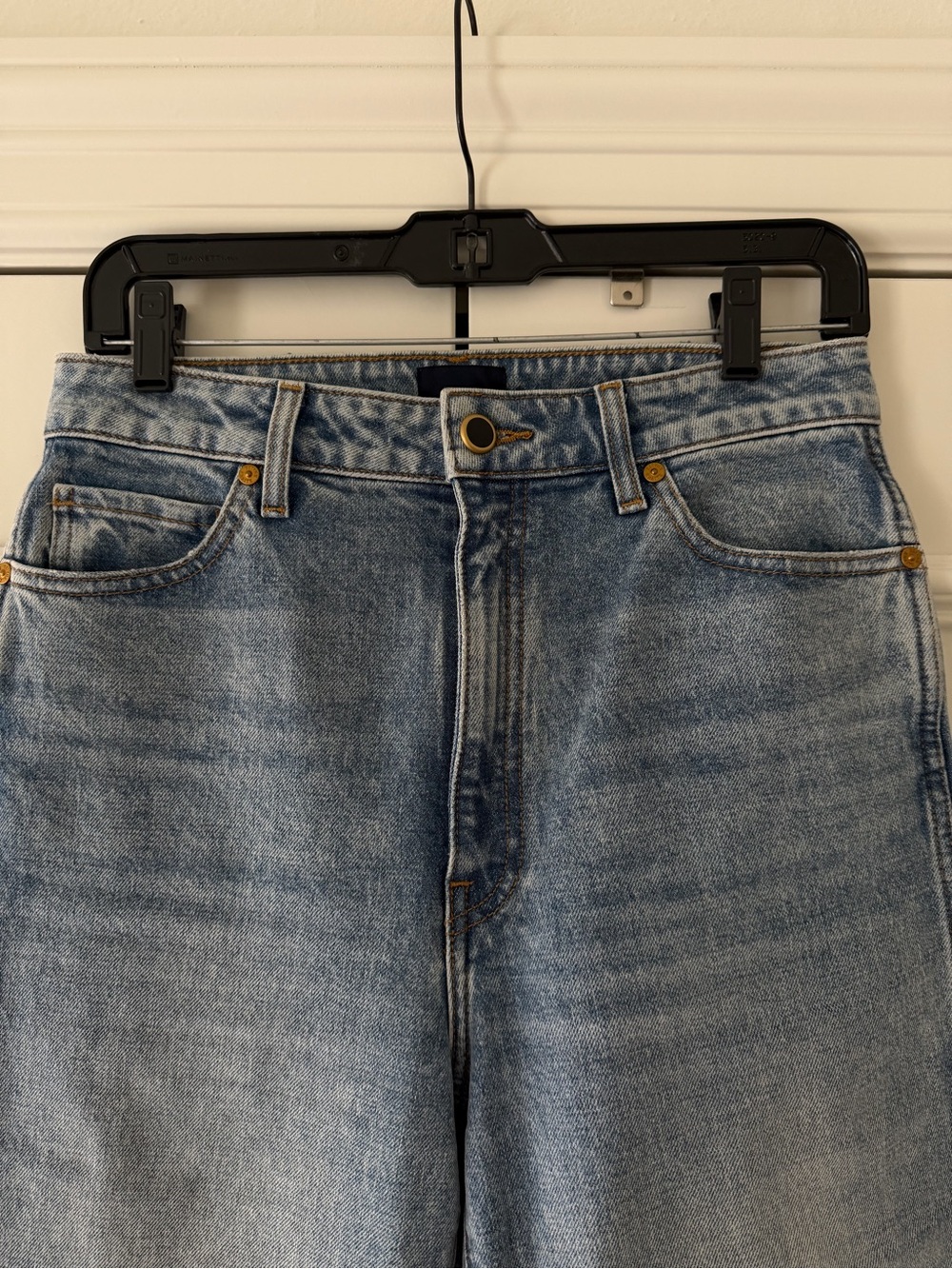 KHAITE Danielle High-Rise Straight-Leg Jeans - Picture 4 of 6